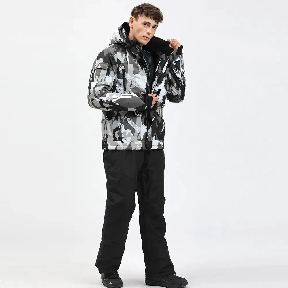 Hotian Men Insulated Skiing Shell Jacket