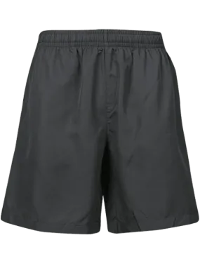 Kids Pongee Sports Shorts - Black