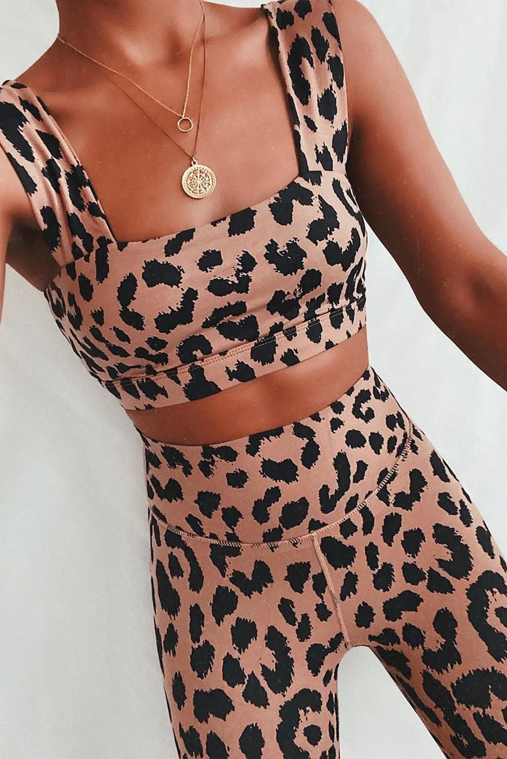Leopard Print Yoga Sets