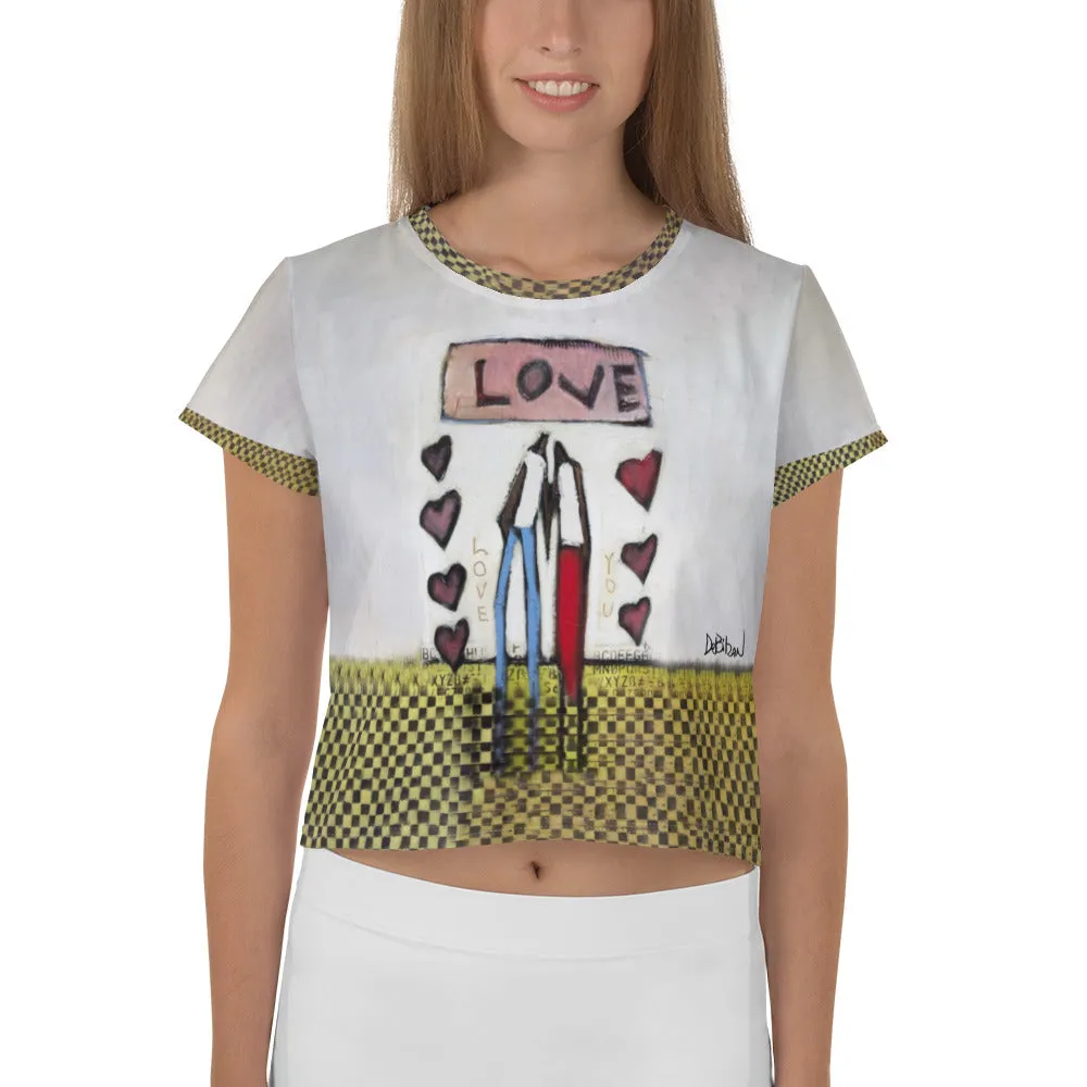 Love You Crop Tee