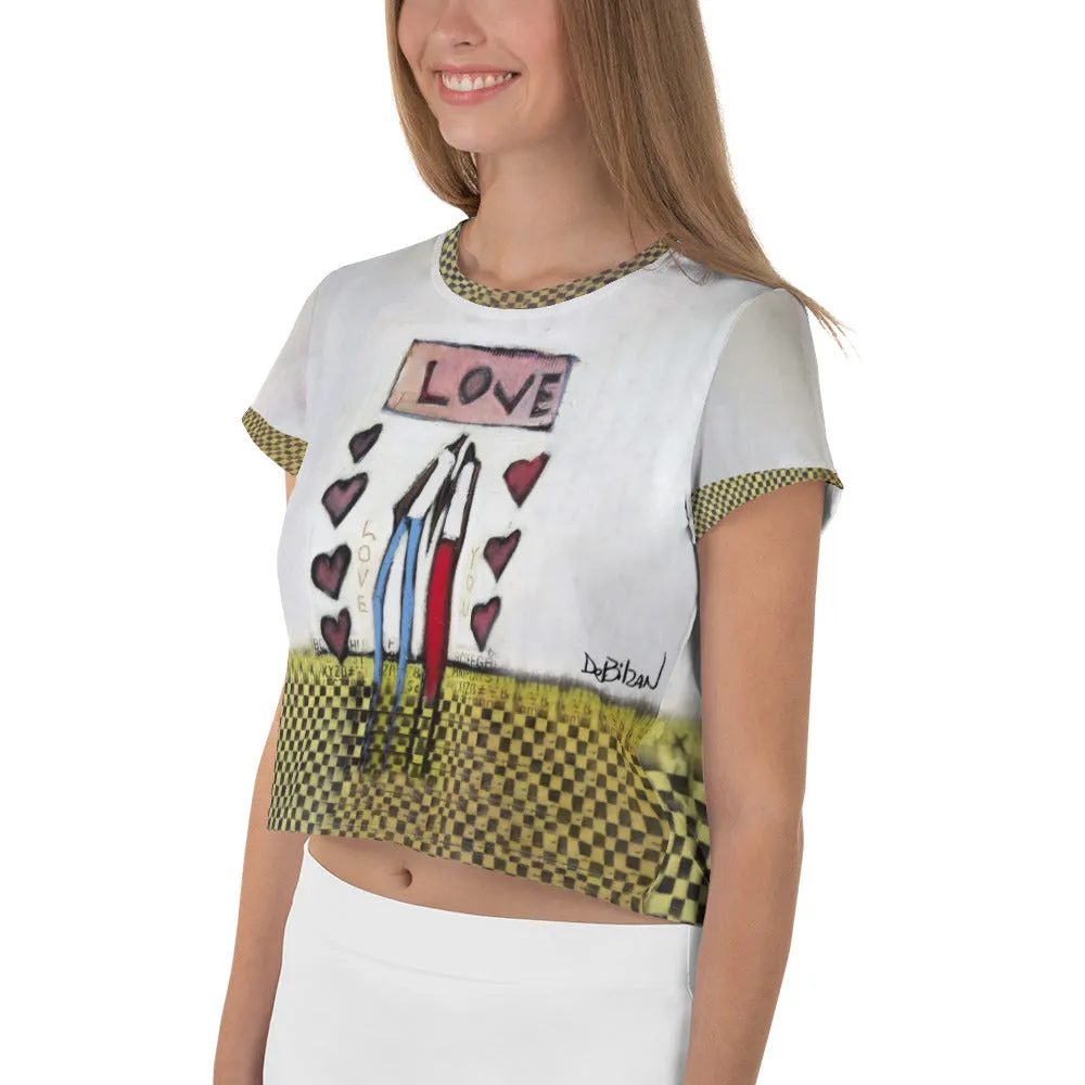 Love You Crop Tee