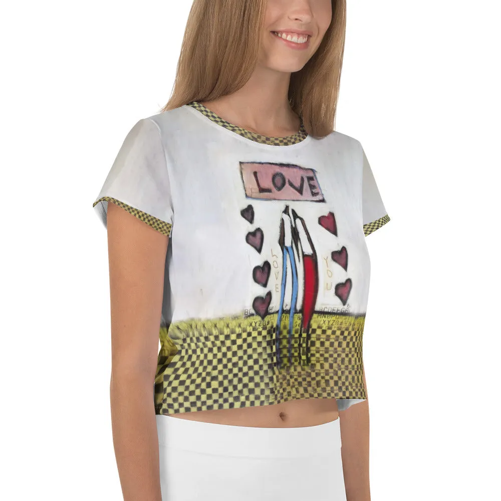 Love You Crop Tee