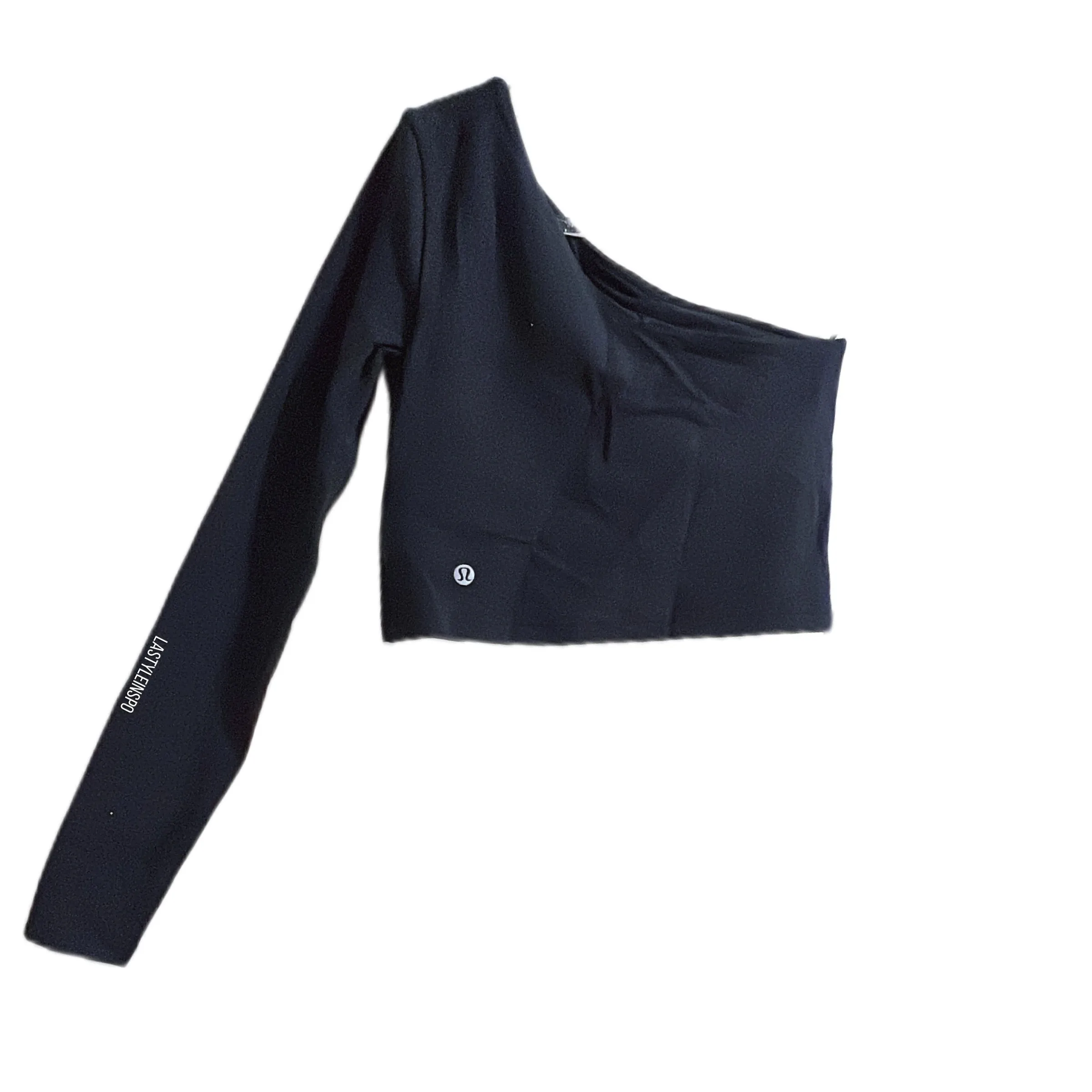 Lululemon Sporty Set Black One Long Sleeved Top Size 2   Align Shorts Size 0