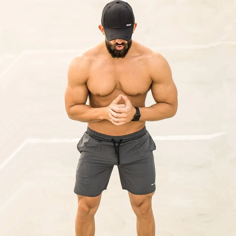 Men Fitness Gyms Loose Shorts Bodybuilding Joggers