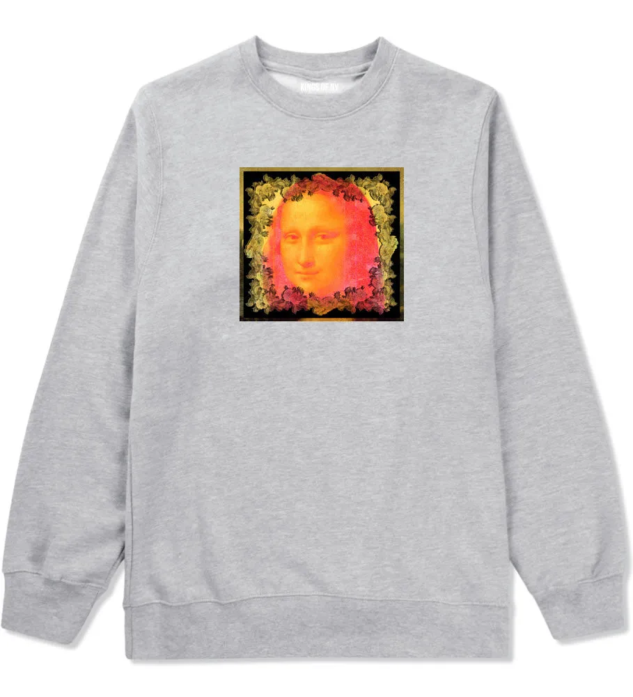 Mona Lisa Painting Art Boys Kids Crewneck Sweatshirt