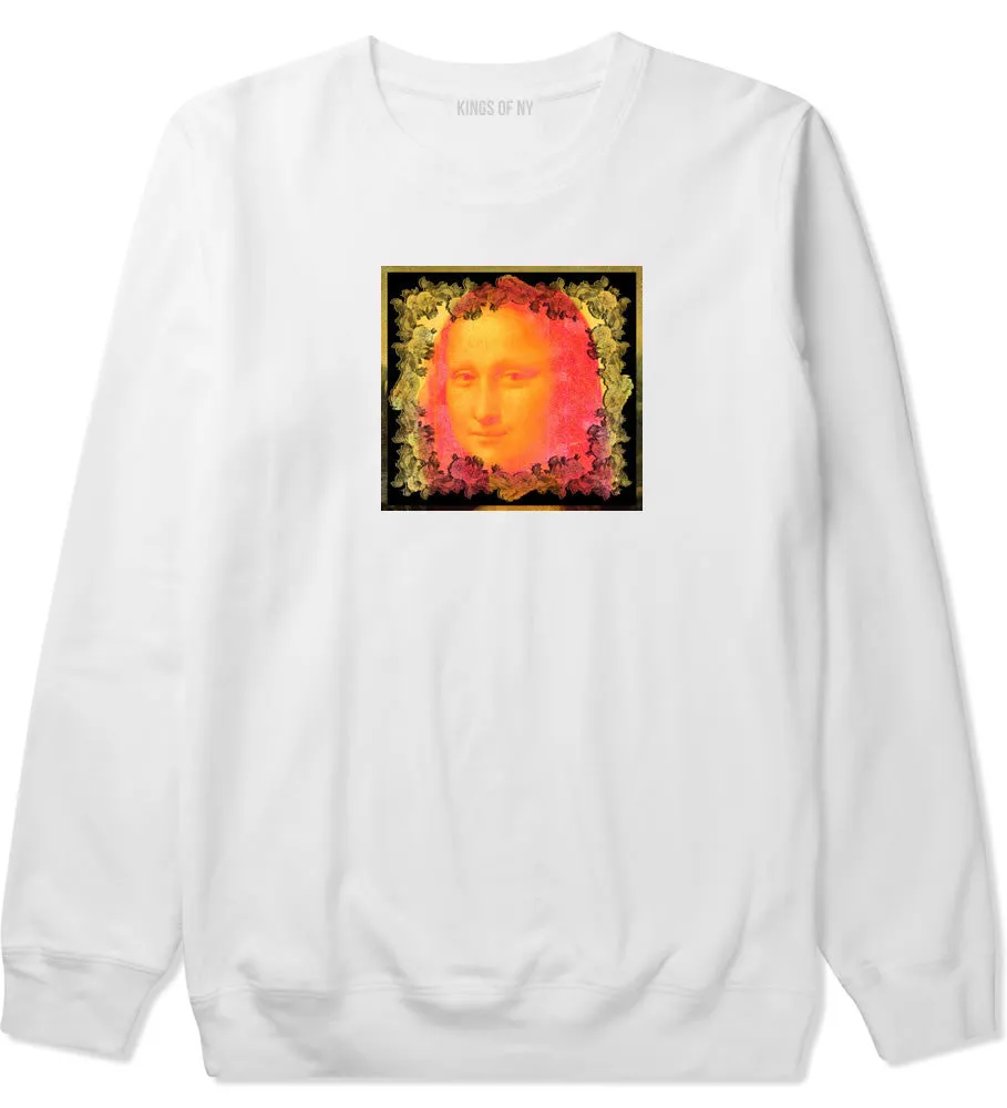 Mona Lisa Painting Art Boys Kids Crewneck Sweatshirt