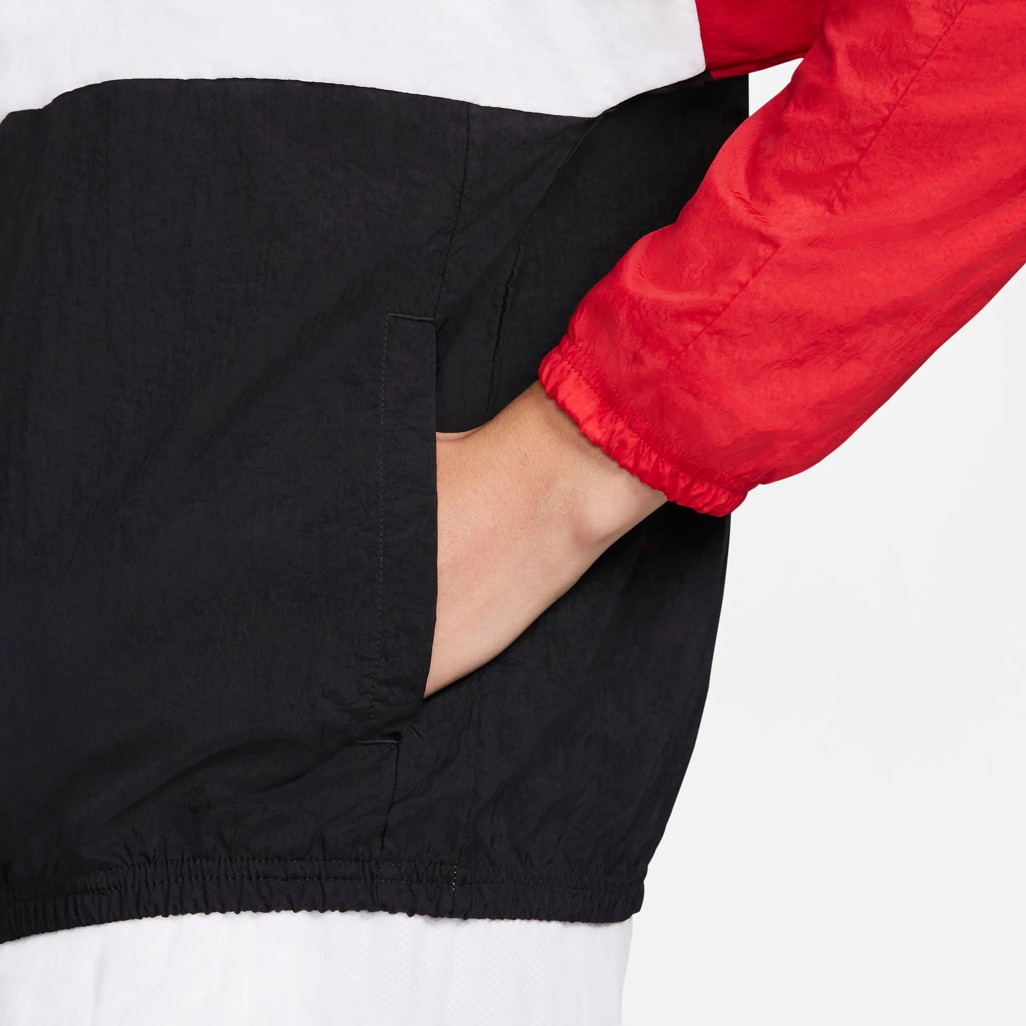Nike Basketball Jacket - White/Black/University Red