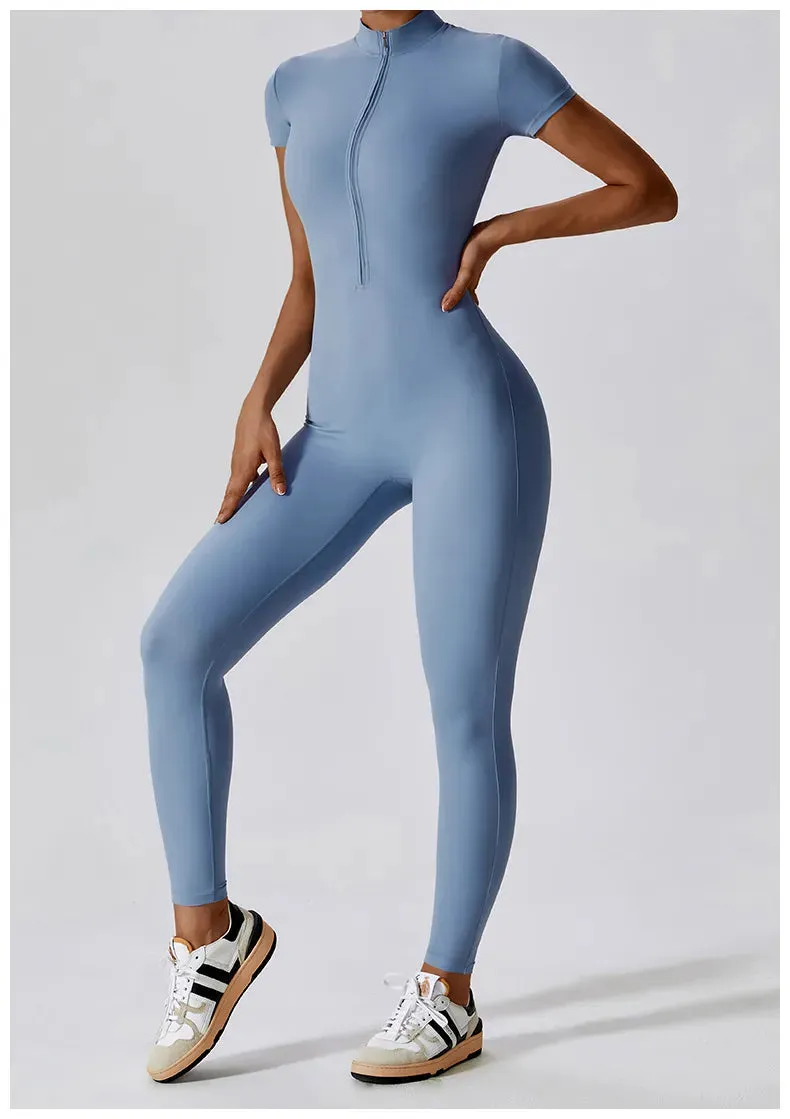 One-Piece Women's Fitness Bodysuit