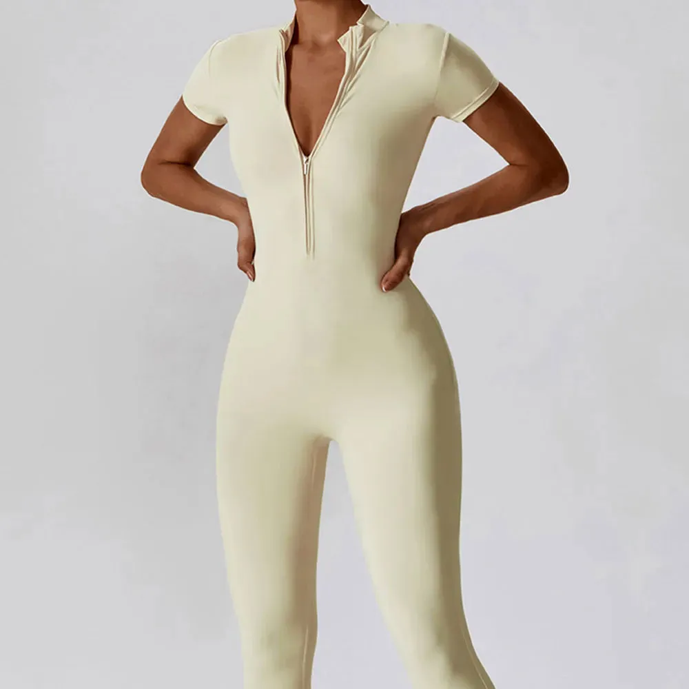 One-Piece Women's Fitness Bodysuit