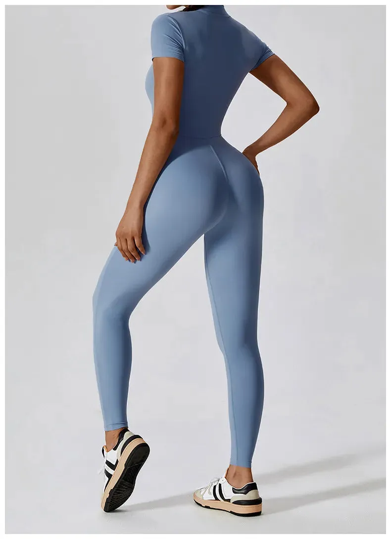 One-Piece Women's Fitness Bodysuit