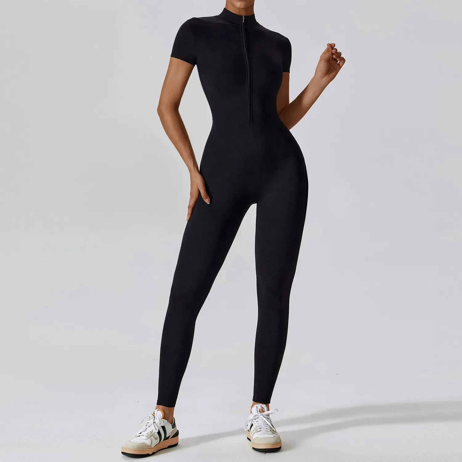 One-Piece Women's Fitness Bodysuit