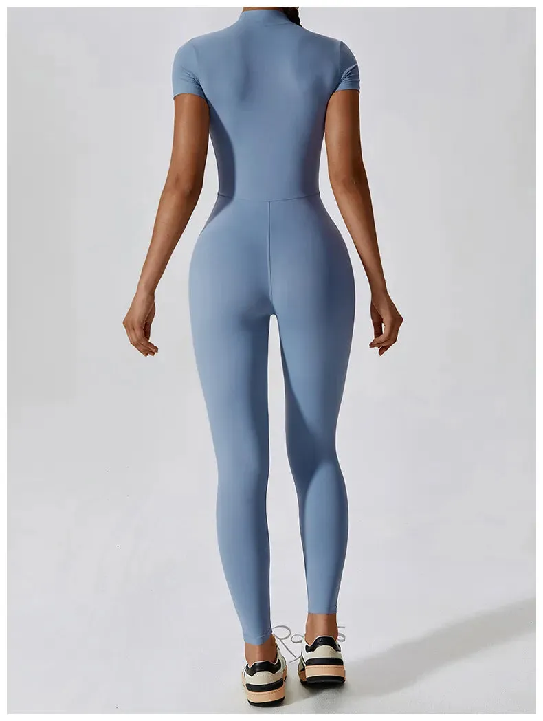 One-Piece Women's Fitness Bodysuit