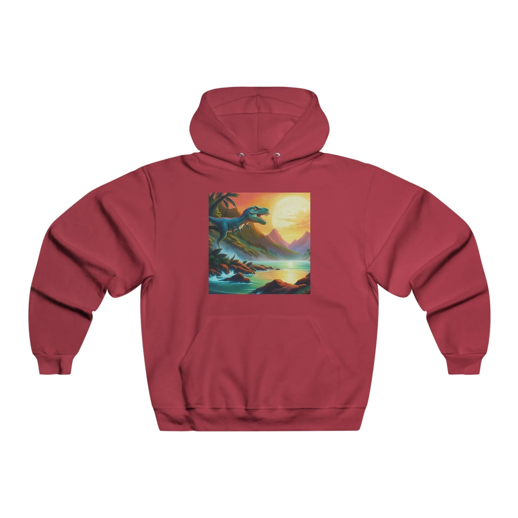 Prehistory Scene Men's NUBLEND® Hooded Sweatshirt