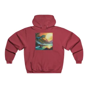 Prehistory Scene Men's NUBLEND® Hooded Sweatshirt