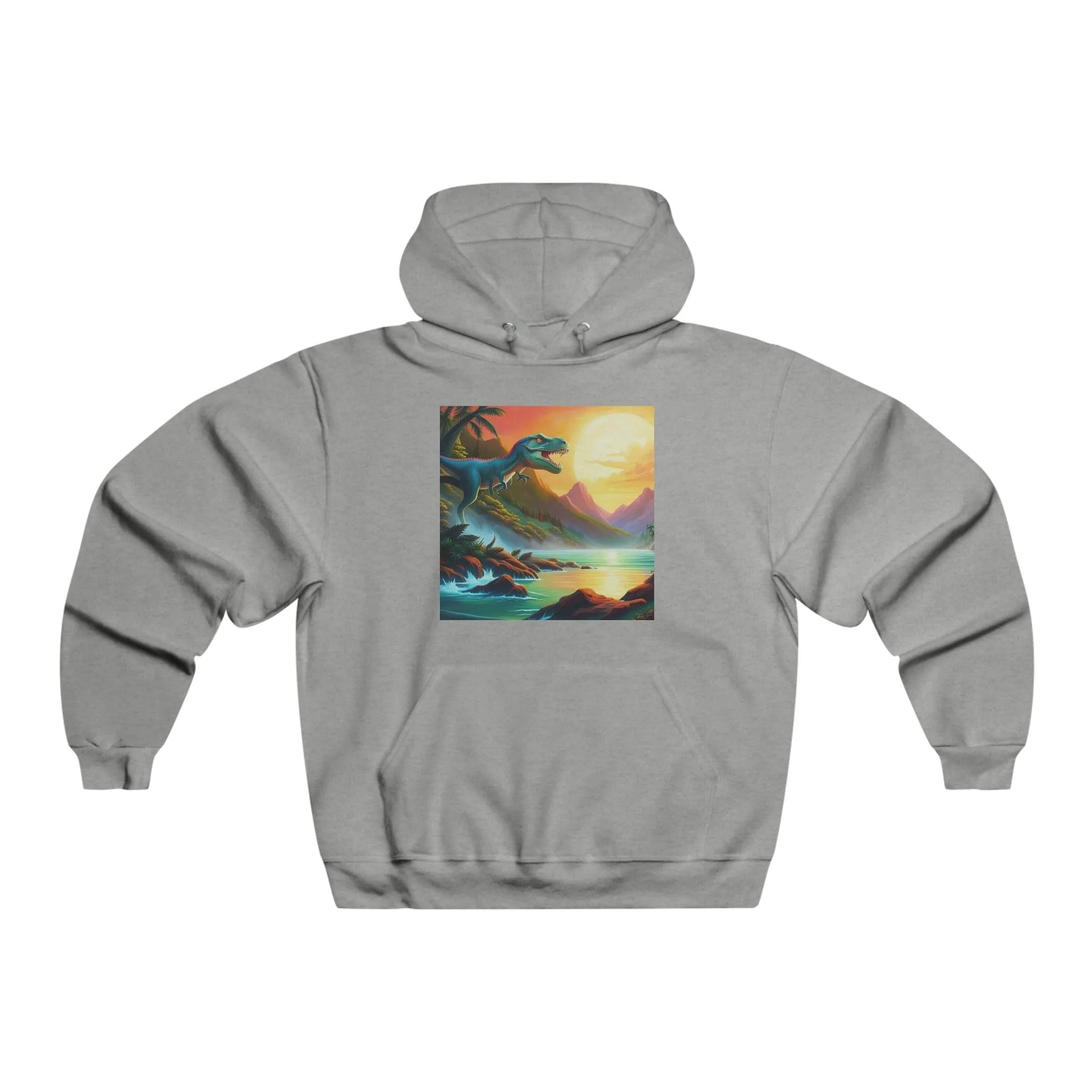 Prehistory Scene Men's NUBLEND® Hooded Sweatshirt