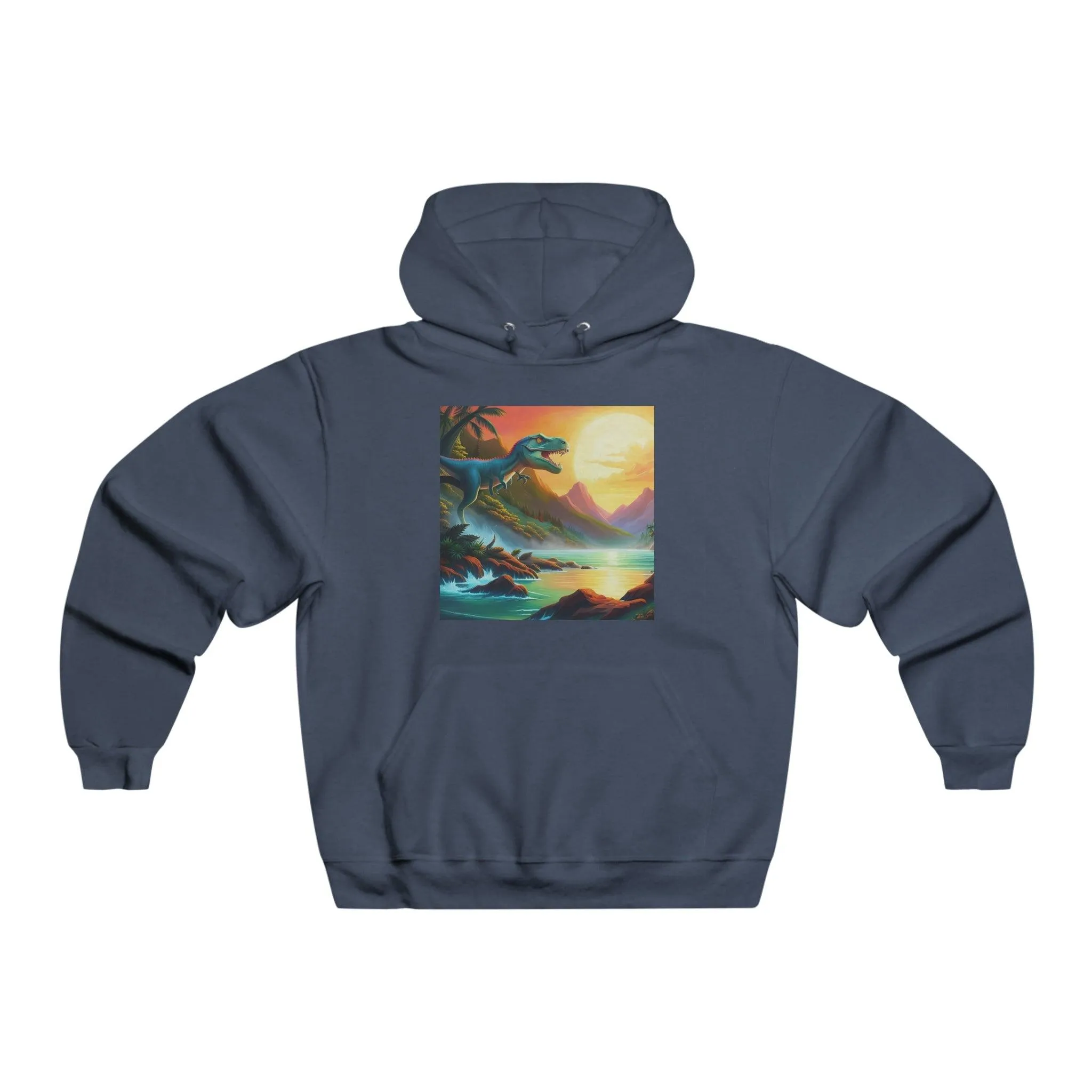 Prehistory Scene Men's NUBLEND® Hooded Sweatshirt