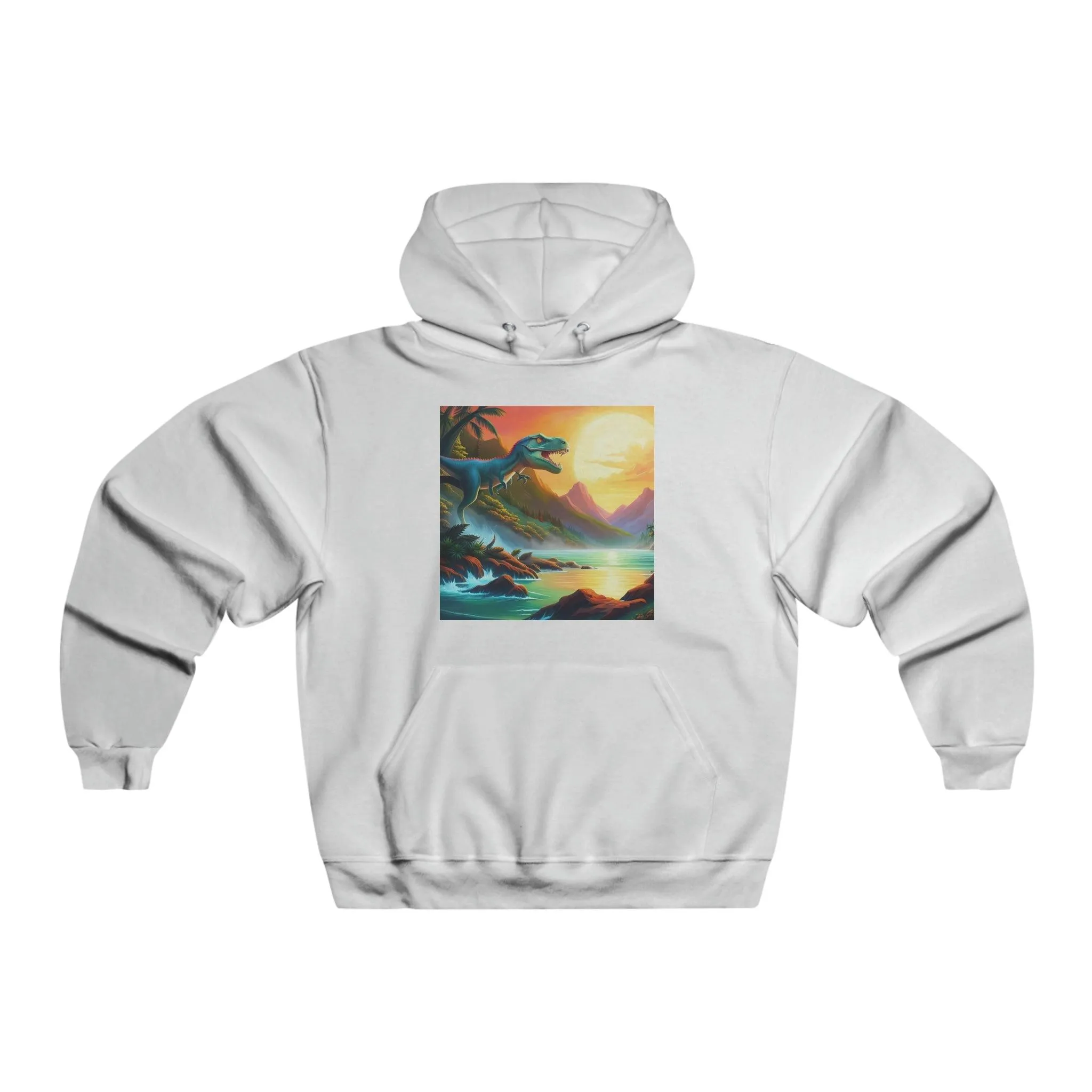 Prehistory Scene Men's NUBLEND® Hooded Sweatshirt