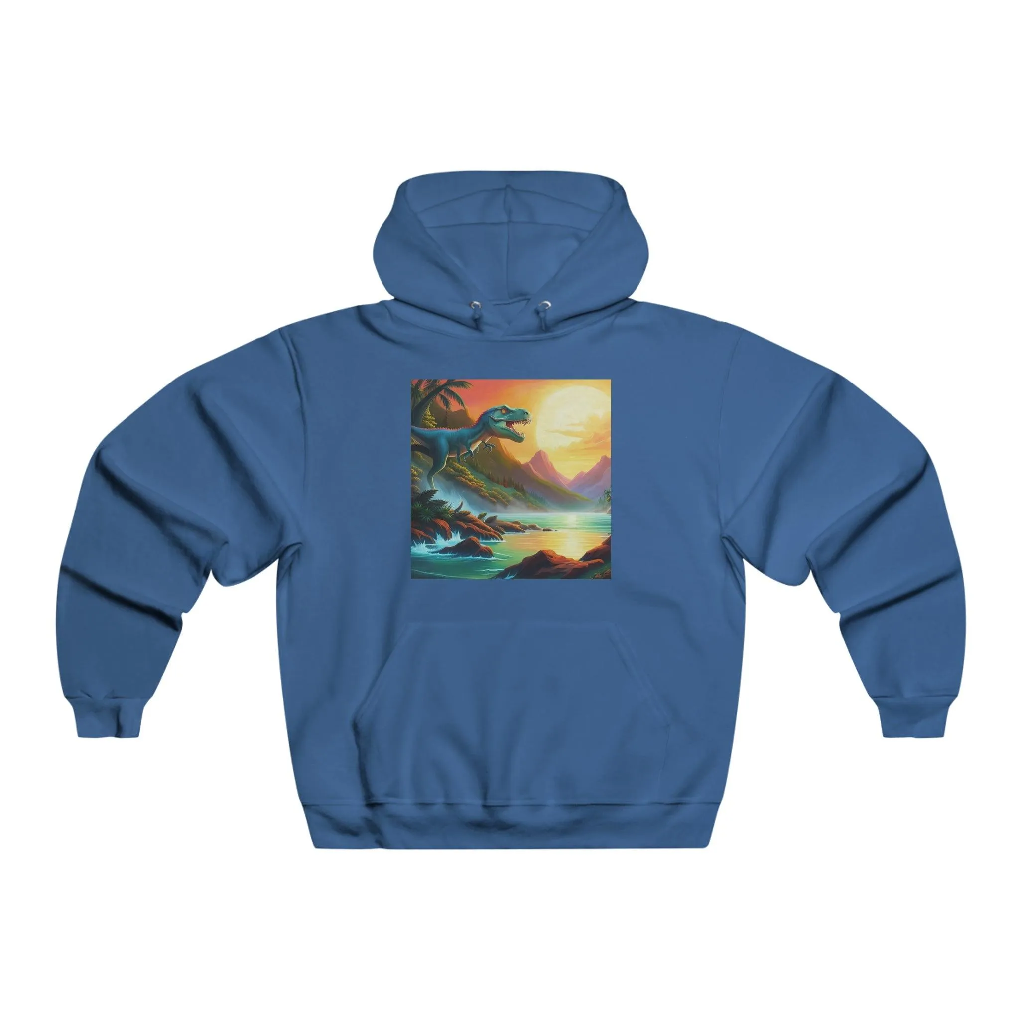 Prehistory Scene Men's NUBLEND® Hooded Sweatshirt