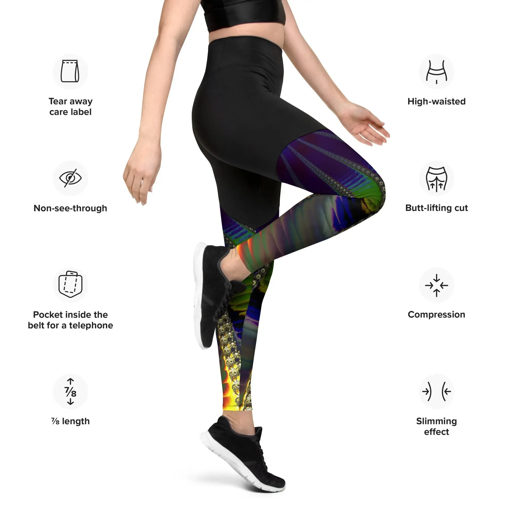 "Heat Wave" Collection - Sports Leggings