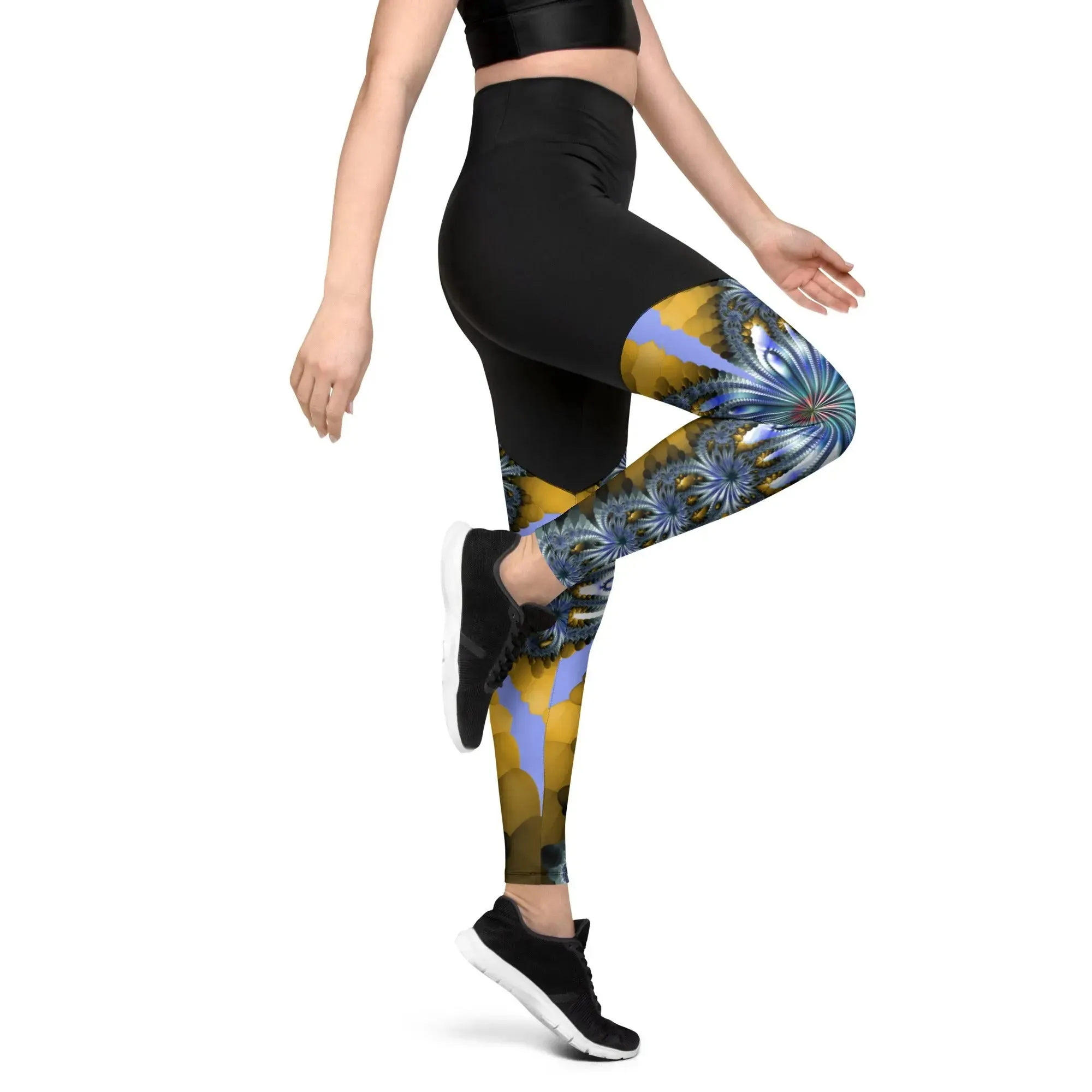 "Mystical Expansion" Collection - Sports Leggings