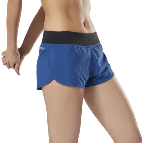 Reebok Women Studio LES MILLS 2" Woven Short Bunker Blue