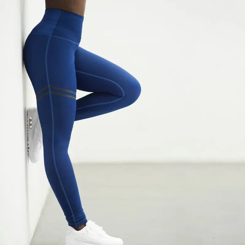 Seamless Yoga Leggings for Women - Athletic Fitness Tights | High-Waist Gym Pants for Workout & Sports