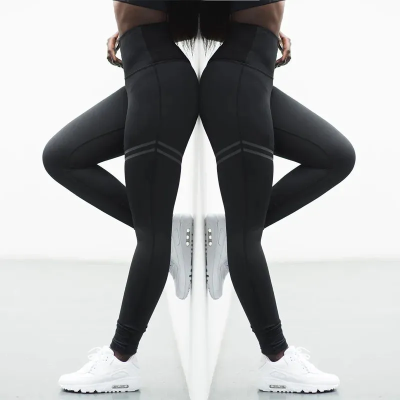 Seamless Yoga Leggings for Women - Athletic Fitness Tights | High-Waist Gym Pants for Workout & Sports