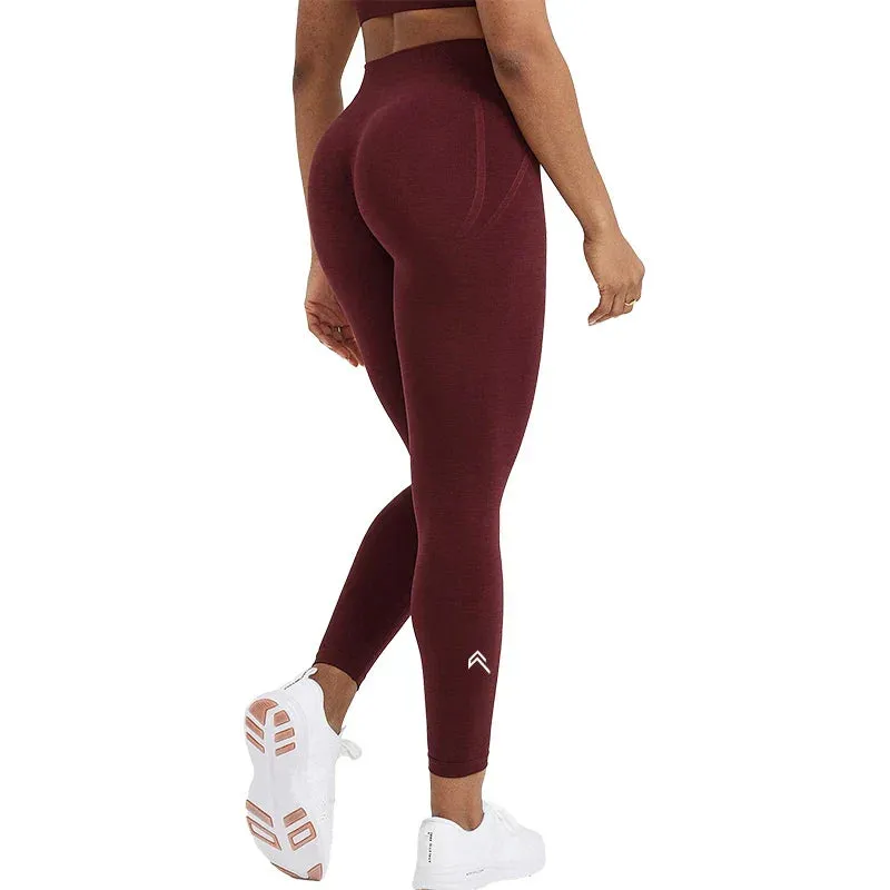 SHP ONER ACTIVE Red Effortless Seamless Tight Gym Leggings