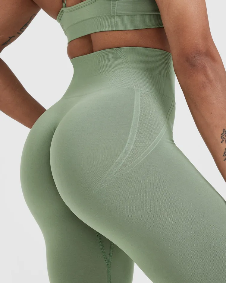 SHP ONER ACTIVE Red Effortless Seamless Tight Gym Leggings