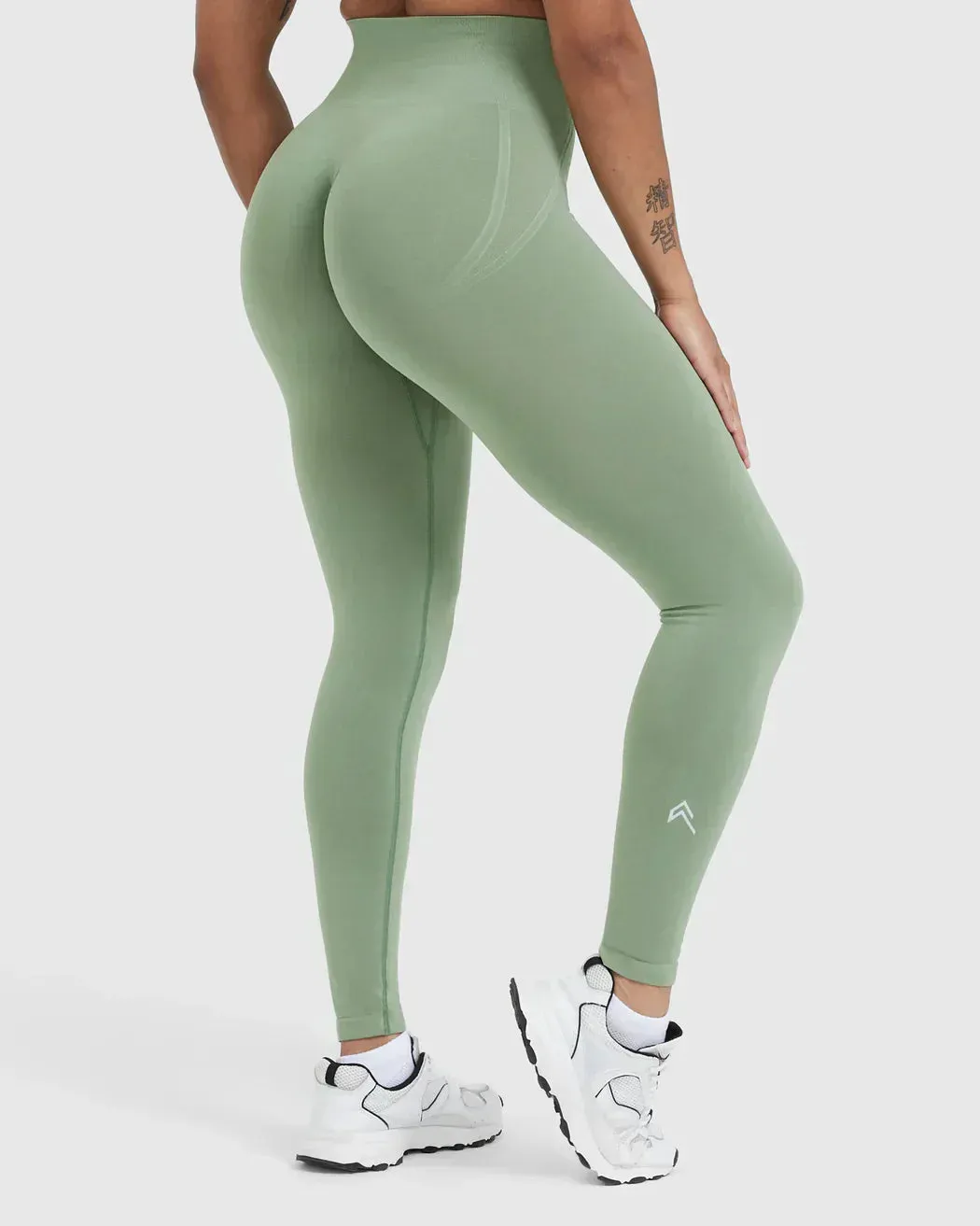 SHP ONER ACTIVE Red Effortless Seamless Tight Gym Leggings