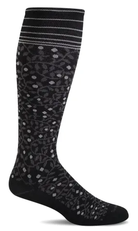 Sockwell - Women's New Leaf | Firm Graduated Compression Socks- Black