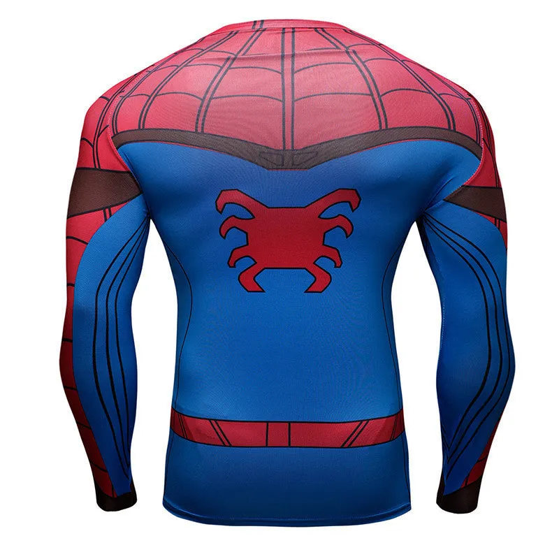 SPIDERMAN Compression Shirt for Men (Long Sleeve)
