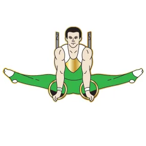 Sticker Die Cut- MAG Rings Gymnast