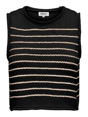 Striped Knitted Tank Top