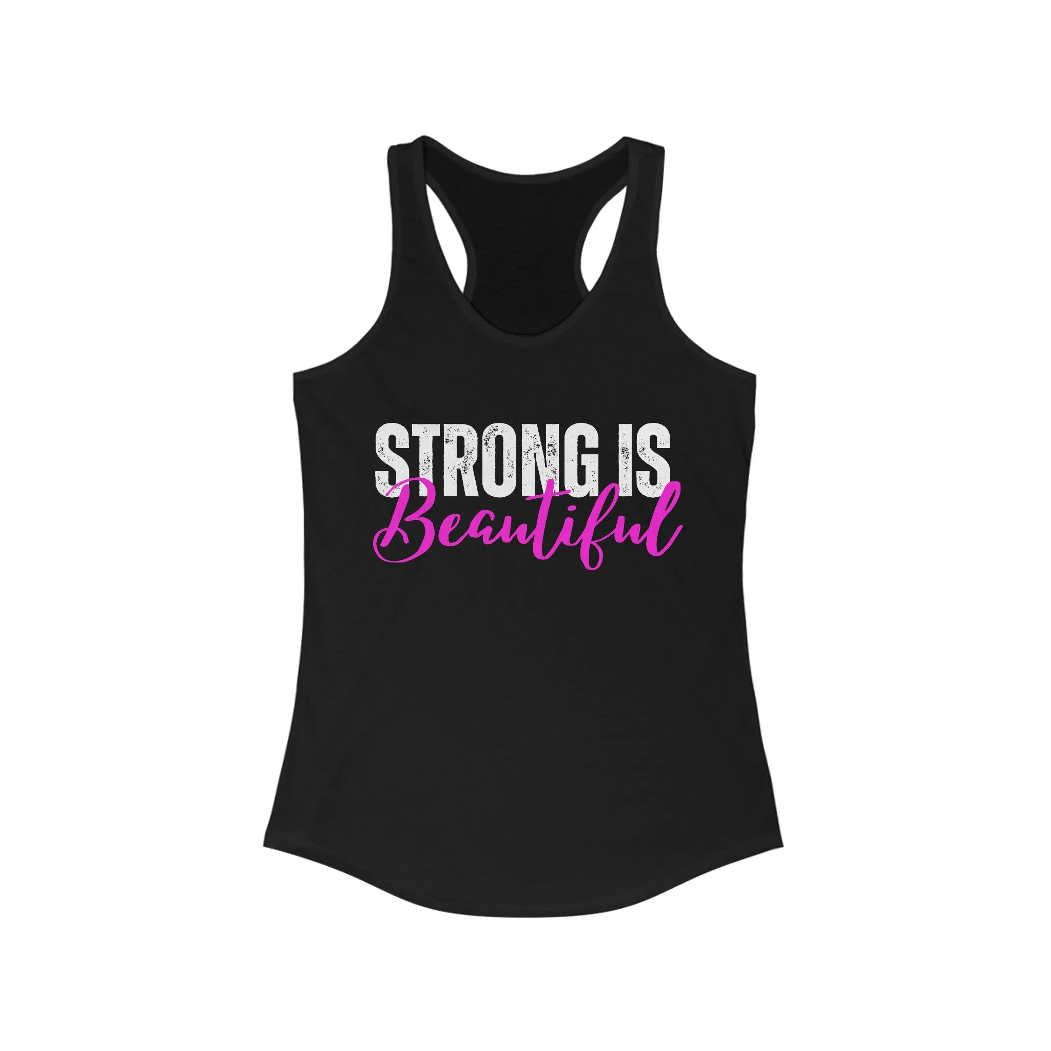 Strong is Beautiful Shirt for Workout Lover gifts for Womens Tank Tops for Gym gifts for Her gift for Mom Tank Tops Strength Training T Shirts