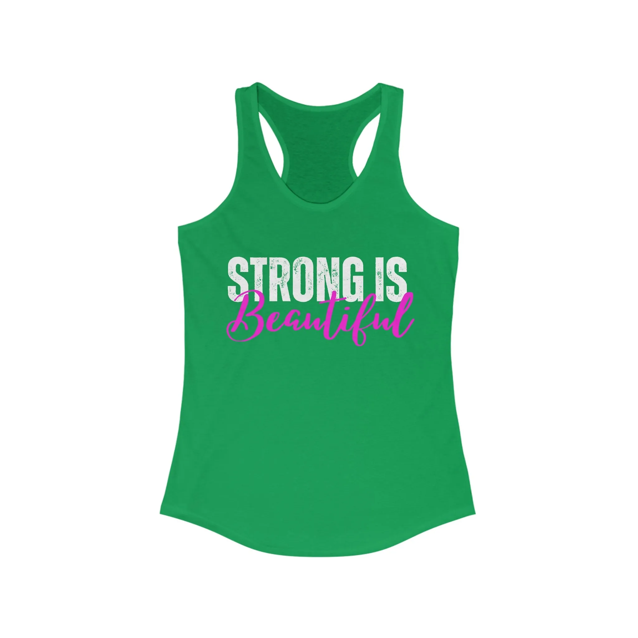 Strong is Beautiful Shirt for Workout Lover gifts for Womens Tank Tops for Gym gifts for Her gift for Mom Tank Tops Strength Training T Shirts