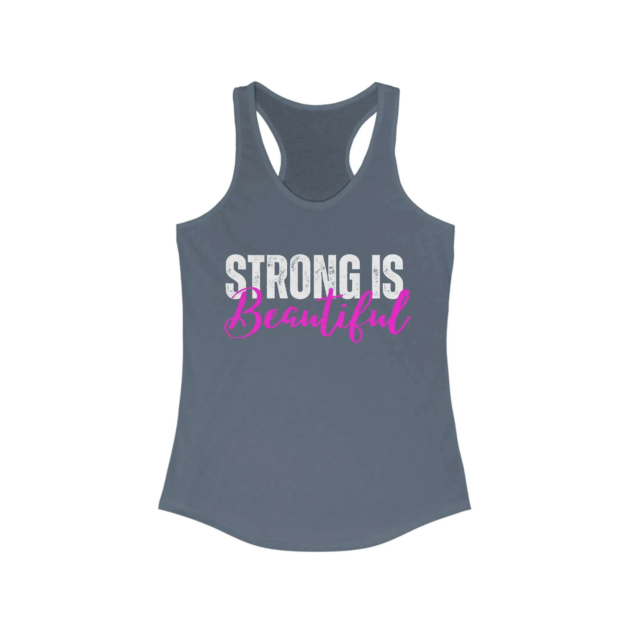 Strong is Beautiful Shirt for Workout Lover gifts for Womens Tank Tops for Gym gifts for Her gift for Mom Tank Tops Strength Training T Shirts