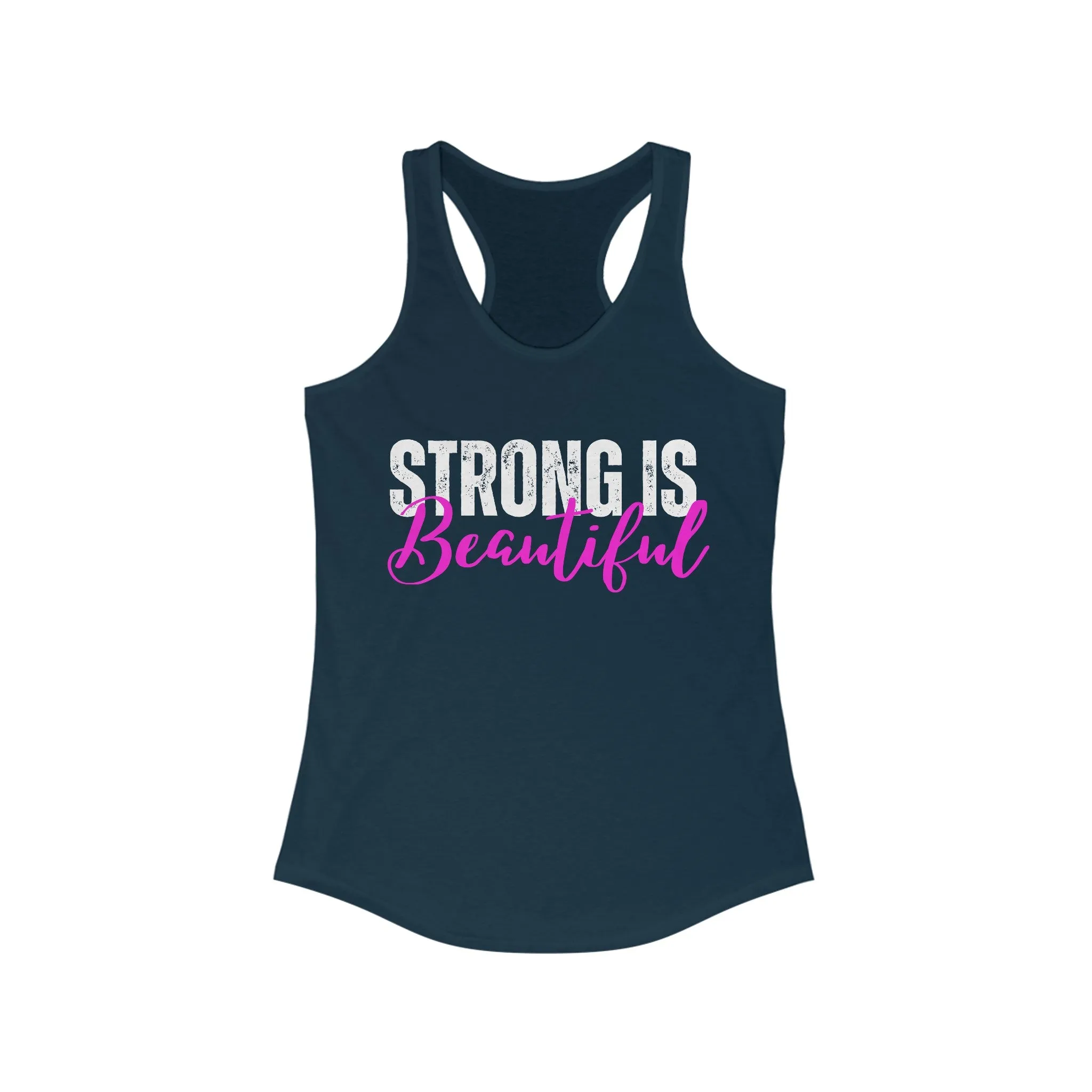 Strong is Beautiful Shirt for Workout Lover gifts for Womens Tank Tops for Gym gifts for Her gift for Mom Tank Tops Strength Training T Shirts