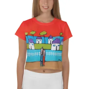 Together We Stand All-Over Print Crop Tee