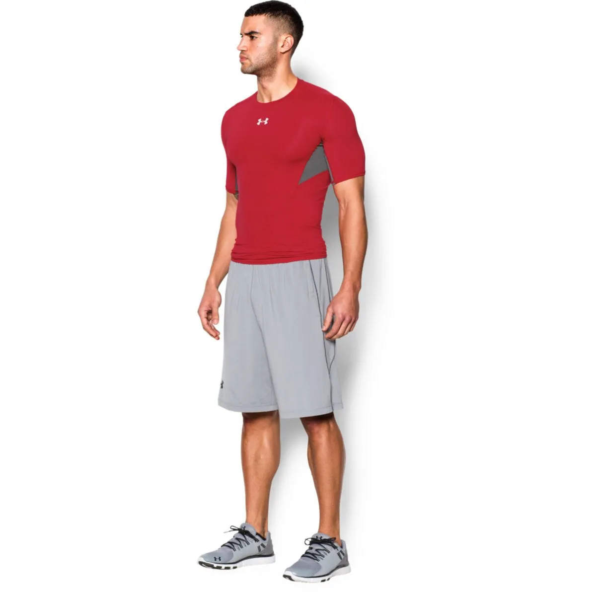 Under Armour Men's Red HG CoolSwitch Comp Short Sleeve T-Shirt