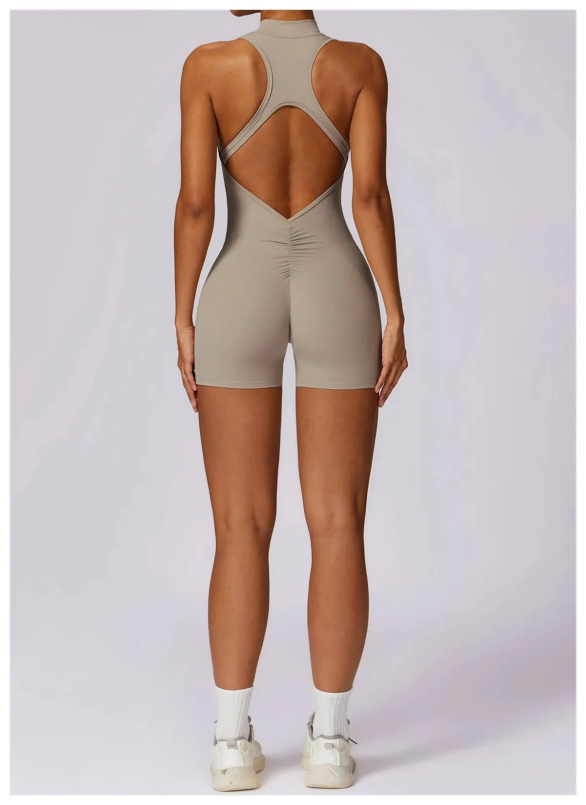 V-Back Scrunch Sport Romper