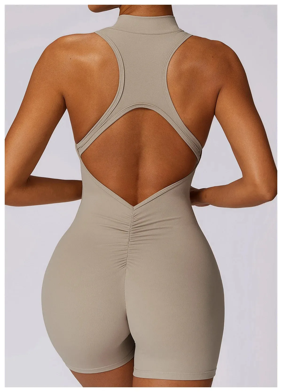 V-Back Scrunch Sport Romper
