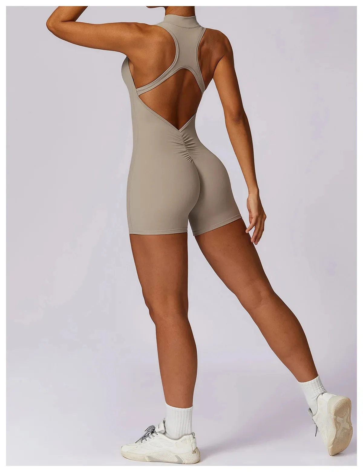 V-Back Scrunch Sport Romper