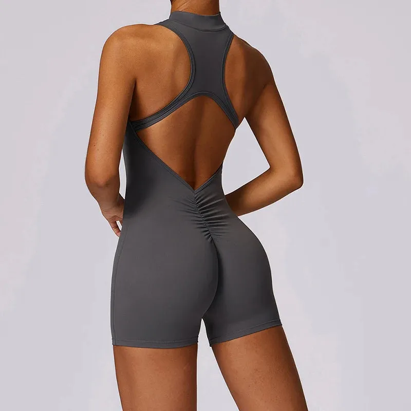 V-Back Scrunch Sport Romper