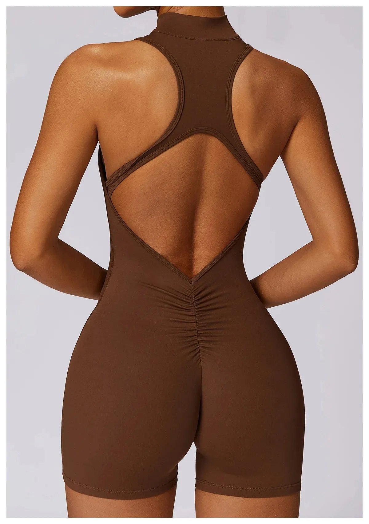 V-Back Scrunch Sport Romper