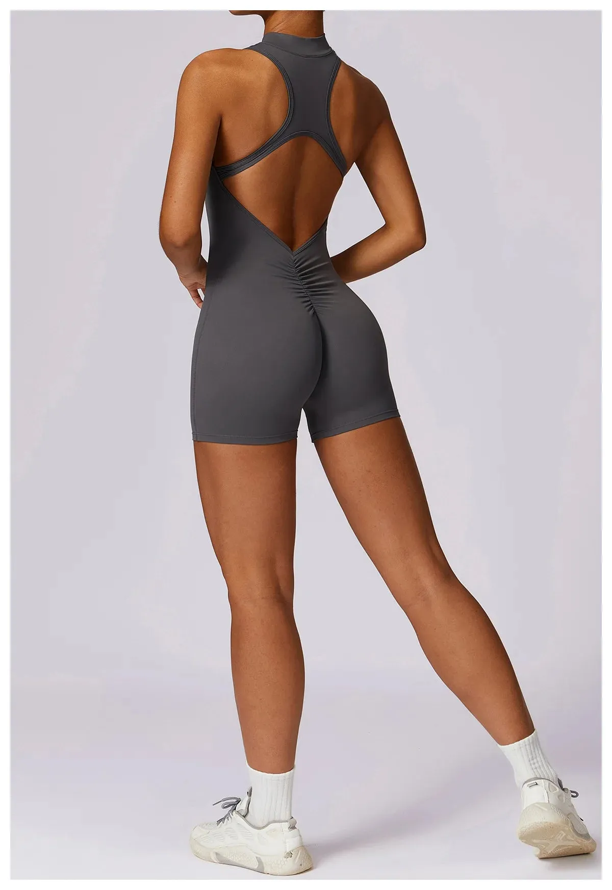 V-Back Scrunch Sport Romper