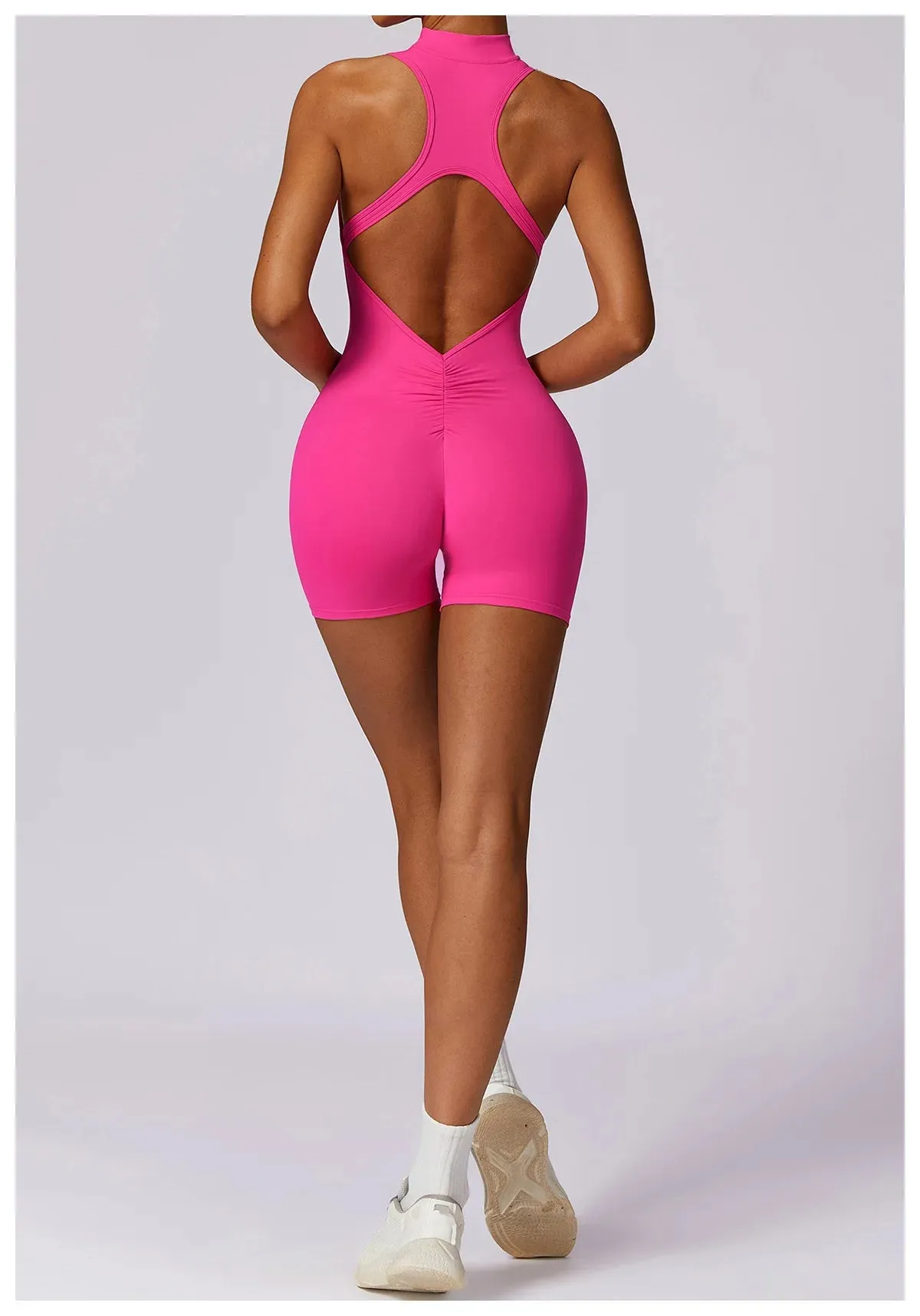 V-Back Scrunch Sport Romper