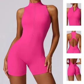 V-Back Scrunch Sport Romper