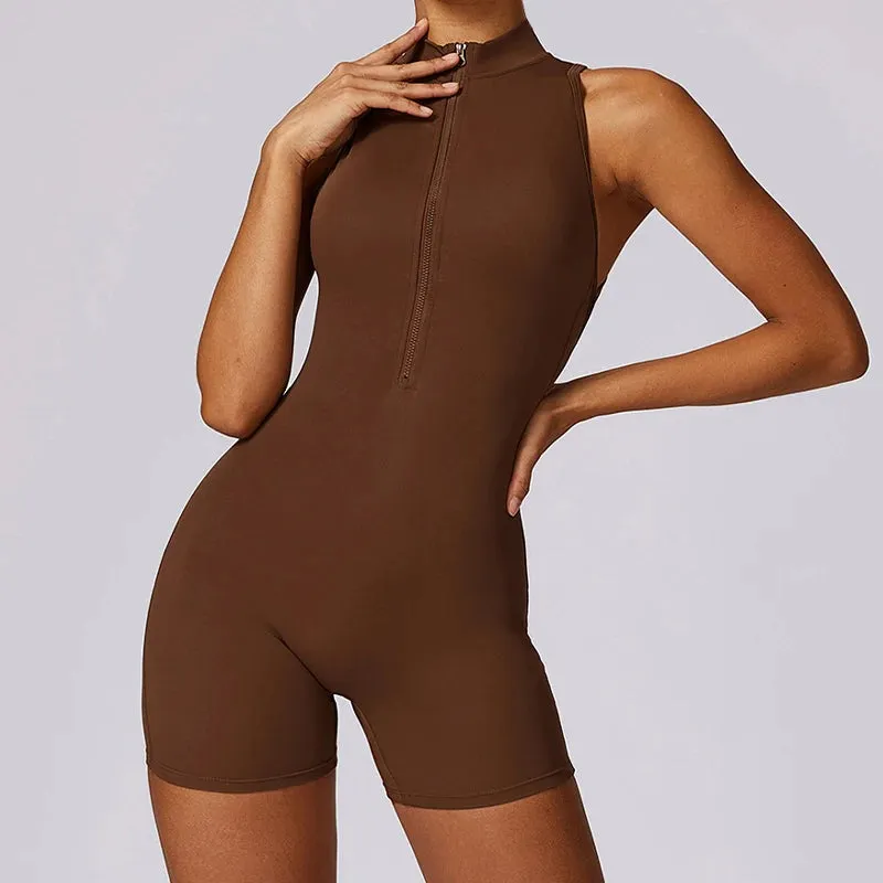 V-Back Scrunch Sport Romper