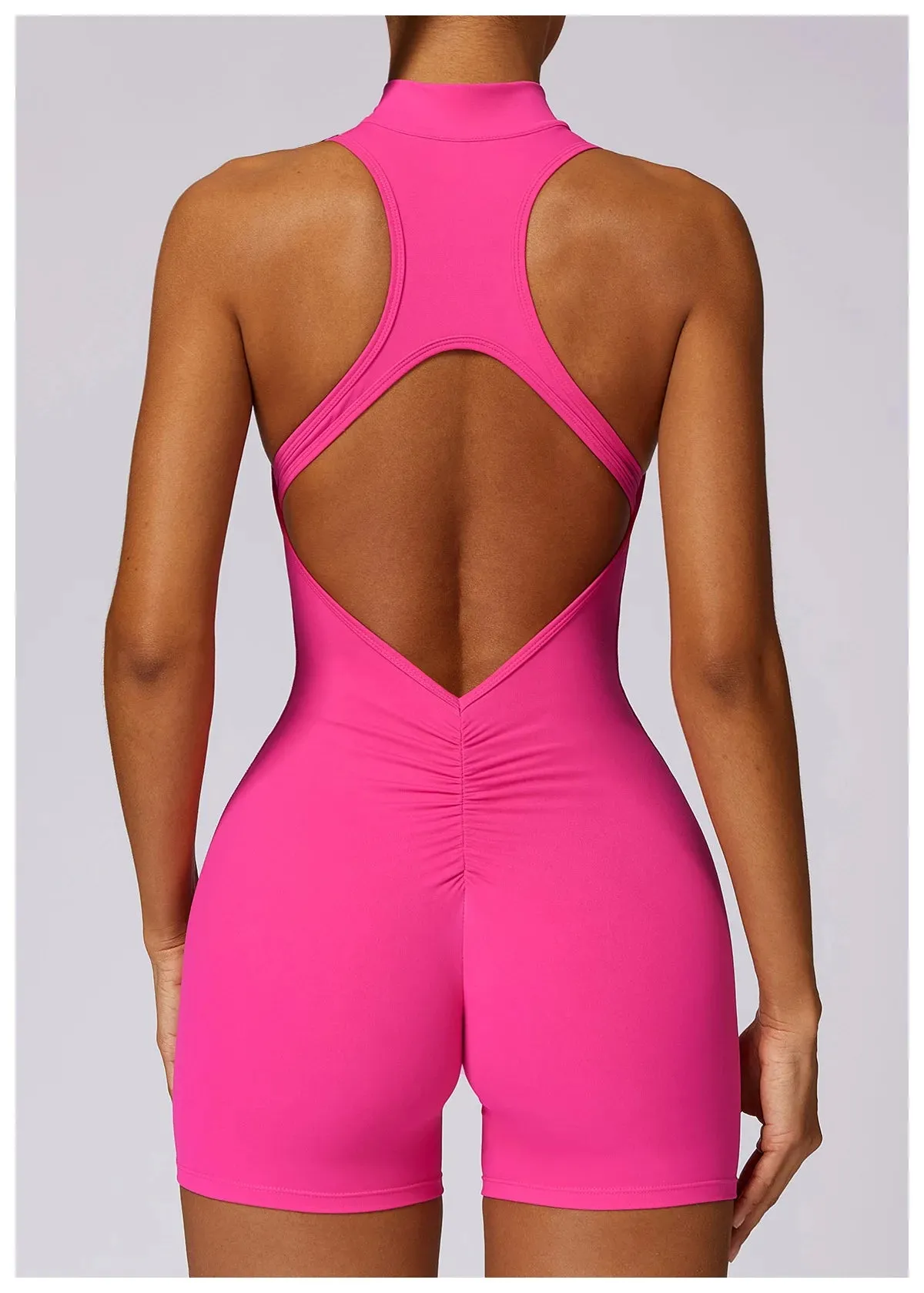 V-Back Scrunch Sport Romper